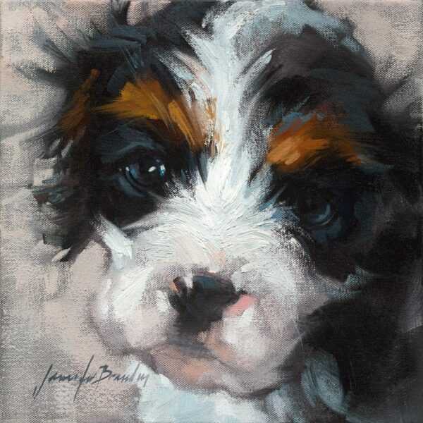 Cavalier King Charles Spaniel Puppy Art Print