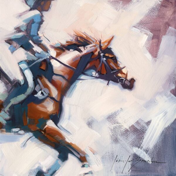 Chestnut Horse Hunter Art Print