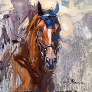 Chestnut Horse Hunter Art Print
