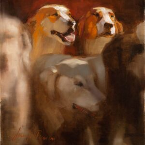 Pointer Hunting Dogs Art Print