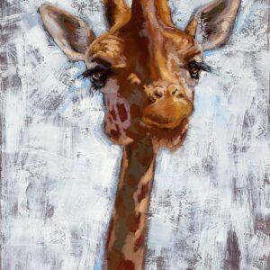 Giraffe Safari Animal Art Print