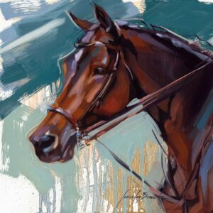 Brown Horse Art Print