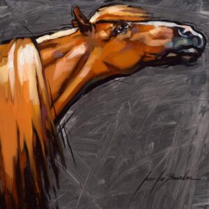Chestnut Horse Art Print