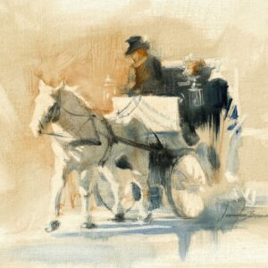New York City Horse and Carriage Art Print