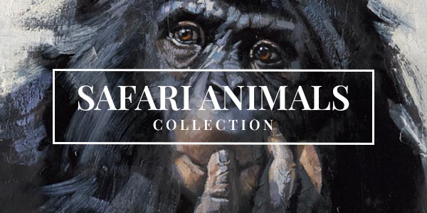 Safari Animals Art Prints Collection by Jen Brandon